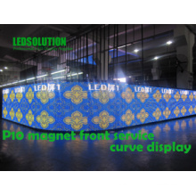 Exibição LED de Curva de Serviço Frontal